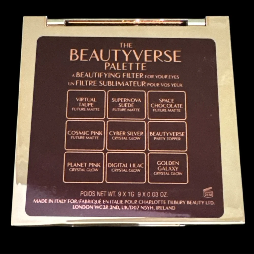 Charlotte Tilbury THE BEAUTYVERSE PALETTE LIMITED EDITION NIB! GORGEOUS!